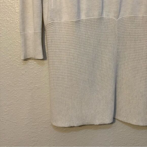 Lilla P Cream Cardigan with Shawl Collar and Relaxed Fit. - Picture 7 of 10